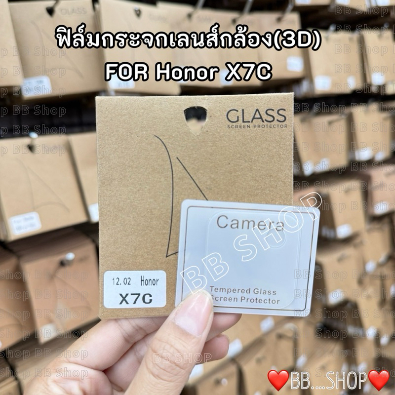 ฟิล์มกระจกเลนส์กล้องหลัง LENS(3D) รุ่น Honor X7C/Honor X9C !ตรงรุ่น! ฟิล์มกระจกติดเลนส์ สินค้าพร้อมส
