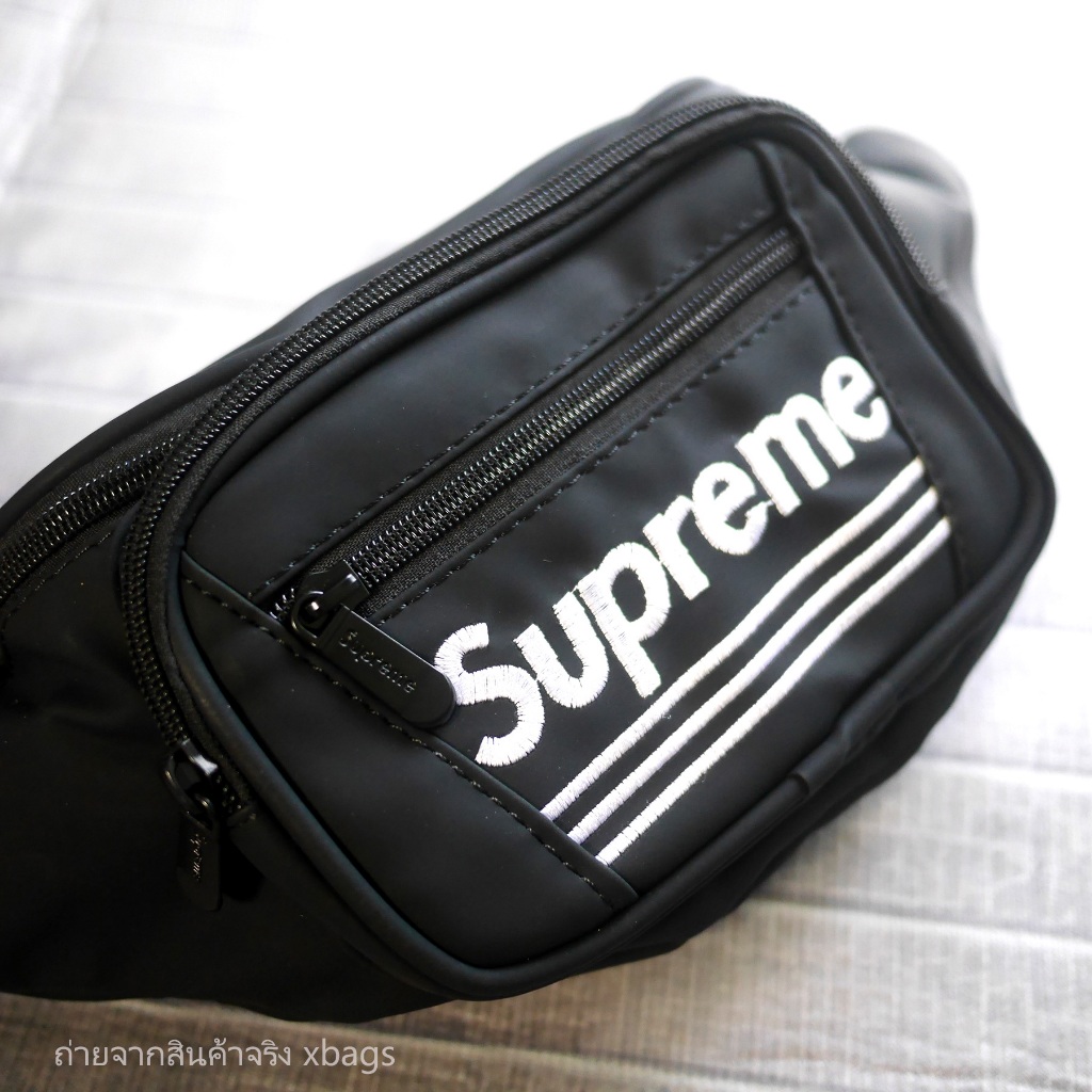 SP15152 waistpouch คาดเอว/คาดอก หนังด้าน กันน้ำ ปักโลโก้ด้านหน้าใหญ่ๆ สายทอโลโก้ ราคา ถูกที่สุด ดีลบีเคเค แกลเลอรีภาพที่ 5