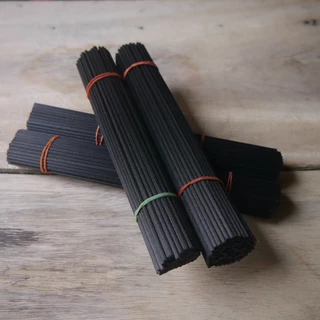 ก้านไฟเบอร์ดูดน้ำหอม 3mm ยาว 25cm 10/50 ก้าน สีดำ ขาว ครีม