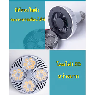 โคมไฟแทรคไลท์ Track light แบบถอดหลอดไฟออกได้ ขั้วไฟE27 LED 35W แสงขาว/แสงวอร์ม/4500K บอดี้ ดำ/ขาว