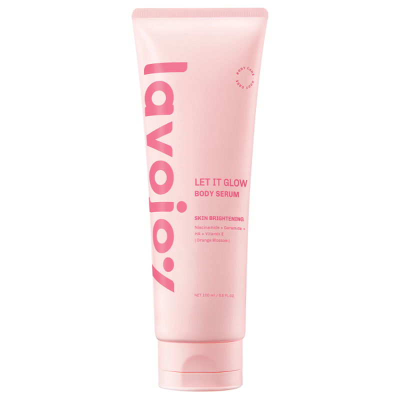 โทนอัพ ปรับสีผิว(ฝาขาว) ลาโวจอย lavojoy Let It Glow Daily Shine Body Serum SPF20 PA++ (ขนาด 180ml.)