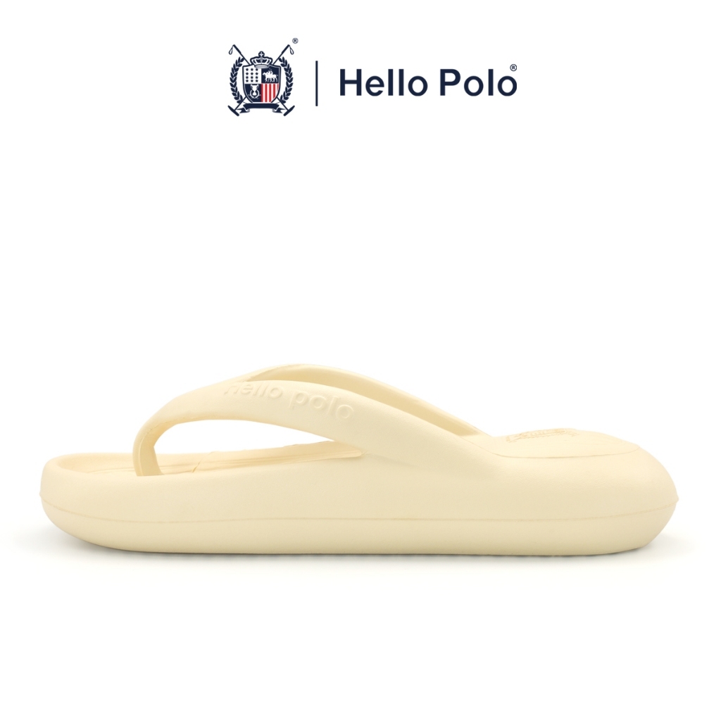 Hello Polo รองเท้าแตะผู้หญิง รองเท้าแตะลำลอง แบบหนีบ 4CMพื้นหนา สำหรับผู้ชายและผู้หญิง กันลื่น พื้นนิ่ม HP8022