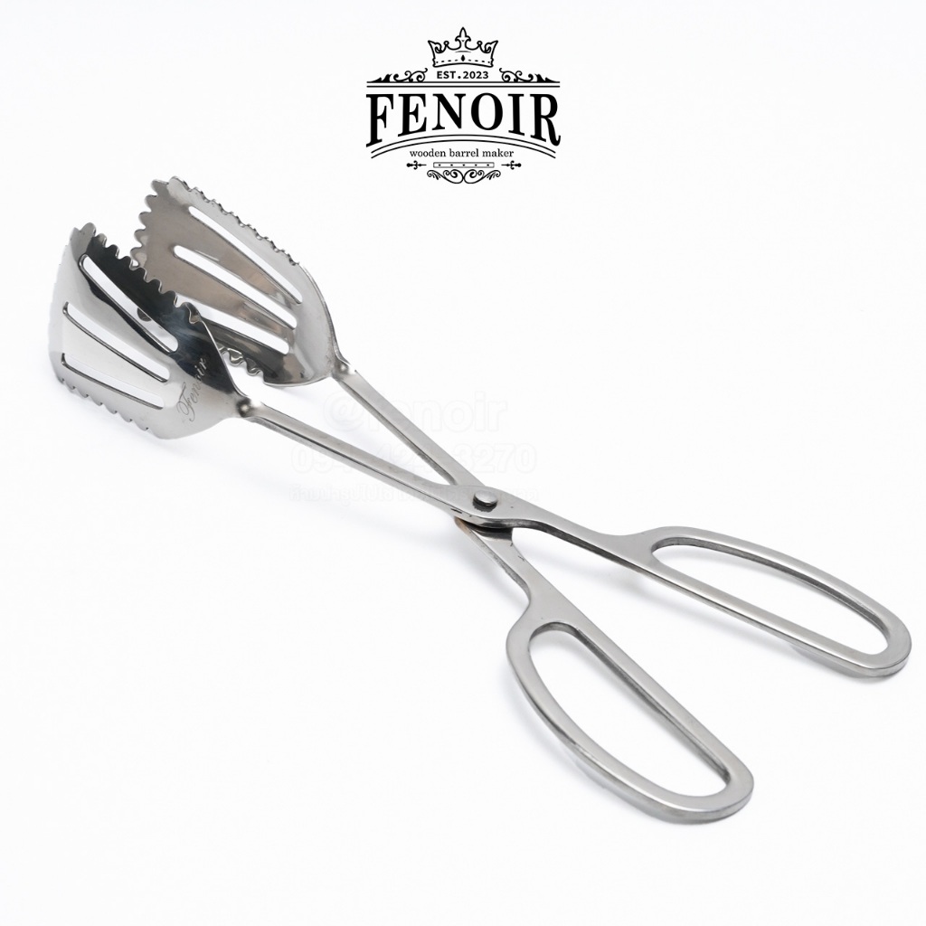 FENOIR คีบอเนกประสงค์ สแตนเลส304 Food grade ที่คีบน้ำแข็ง หยิบจับอาหาร เนื้อย่าง ขนมปัง บาร์บีคิว งานพรีเมี่ยม