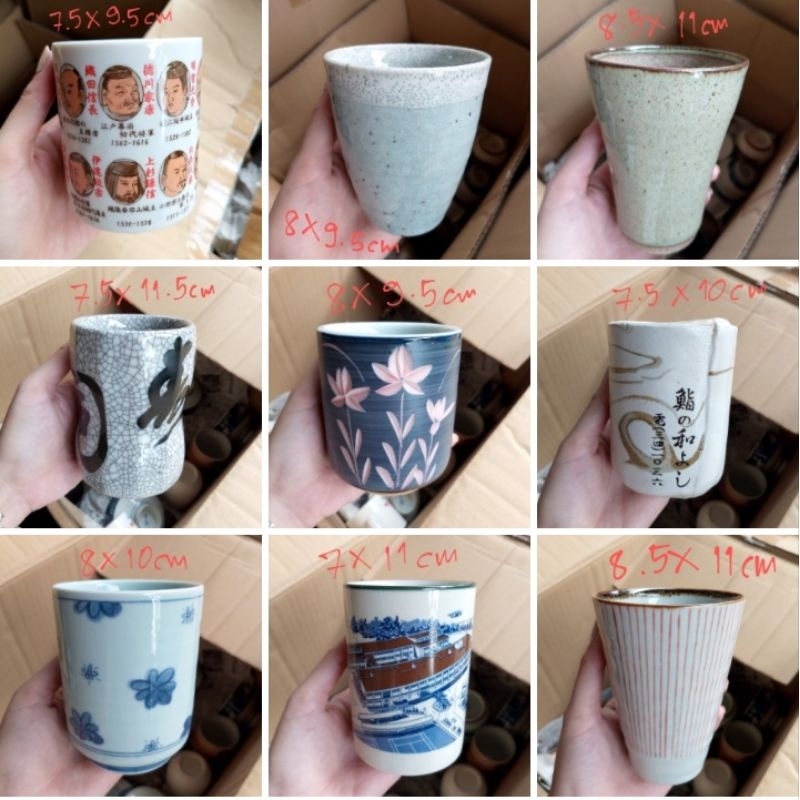 กระถางต้นไม้ ทรงสูง กระถางญี่ปุ่น เซรามิคจากญี่ปุ่น stock O
