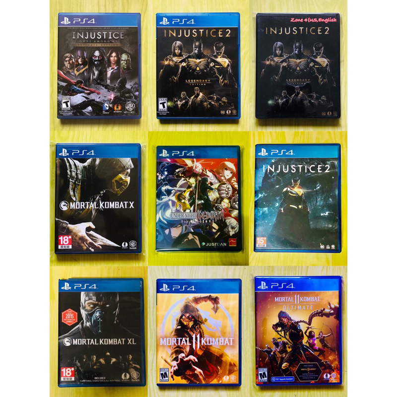 PS4 Games #2💈รวมแนว VS Acting(Mortal Kombat, Tekken7, DC