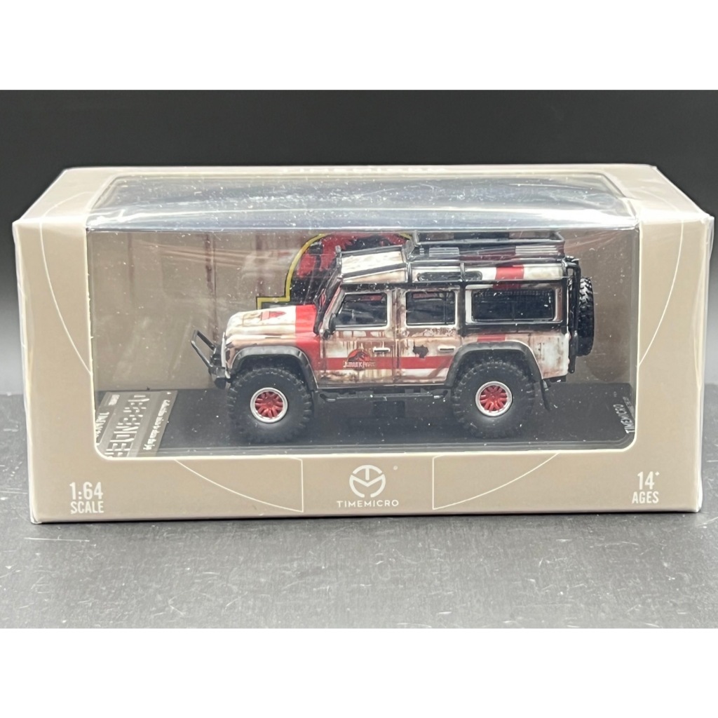 Time Micro​ 1:64 LandRover Defender Jurassic Nut Version.