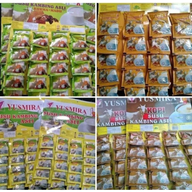 นมแพะ(มาเล)แบบแผง20ซอง