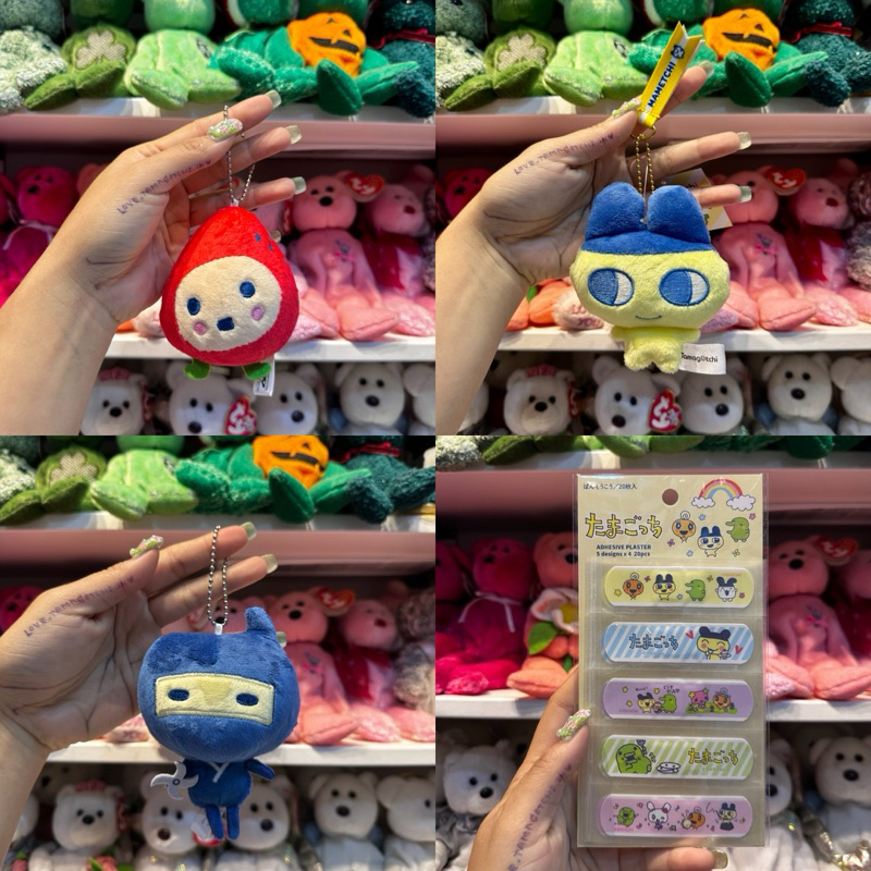 รวมทามาก็อตจิ ตุ๊กตาเหล่าเพื่อน tamagotchi พลาสเตอร์ลายทามาก็อตจิ bandai japan