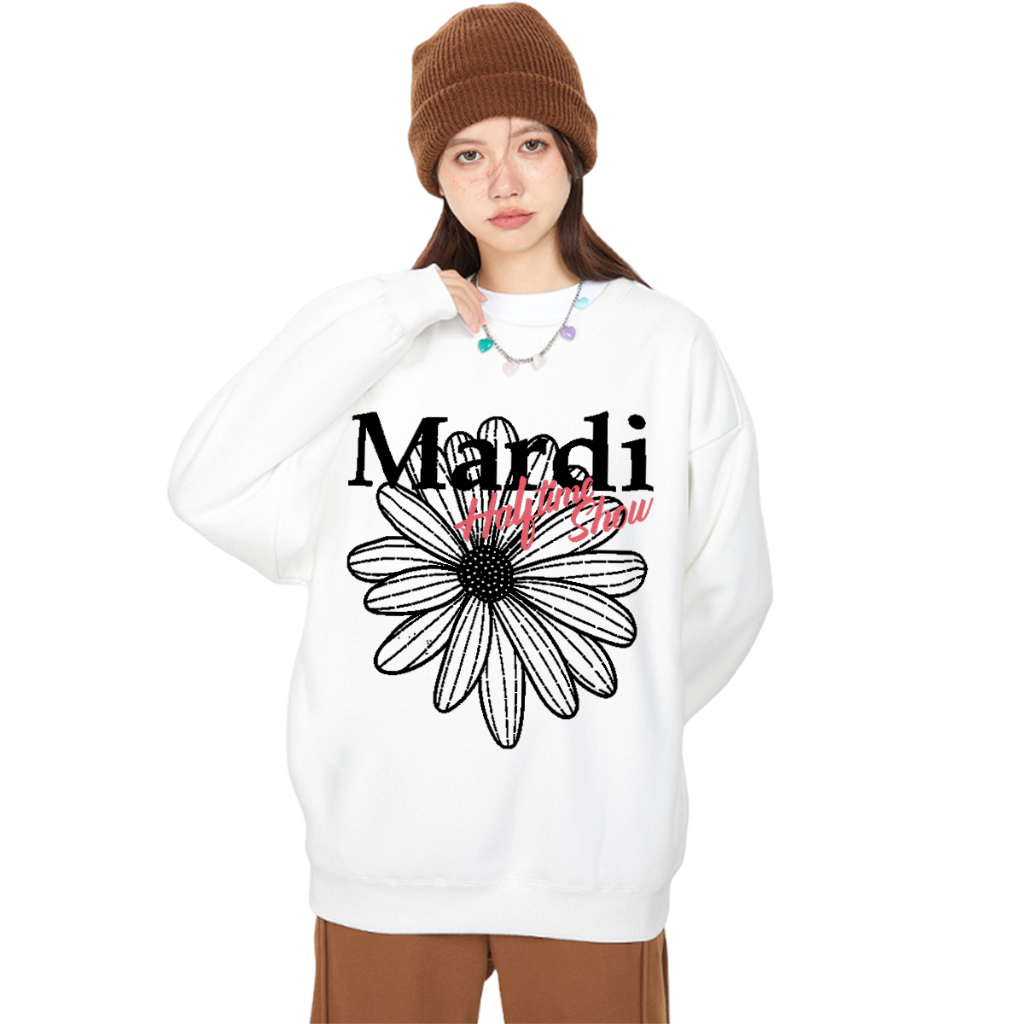 เสื้อ Mardi Mercredi Sweat เสื้อแขนยาว Mardi ทรงเกาหลี
