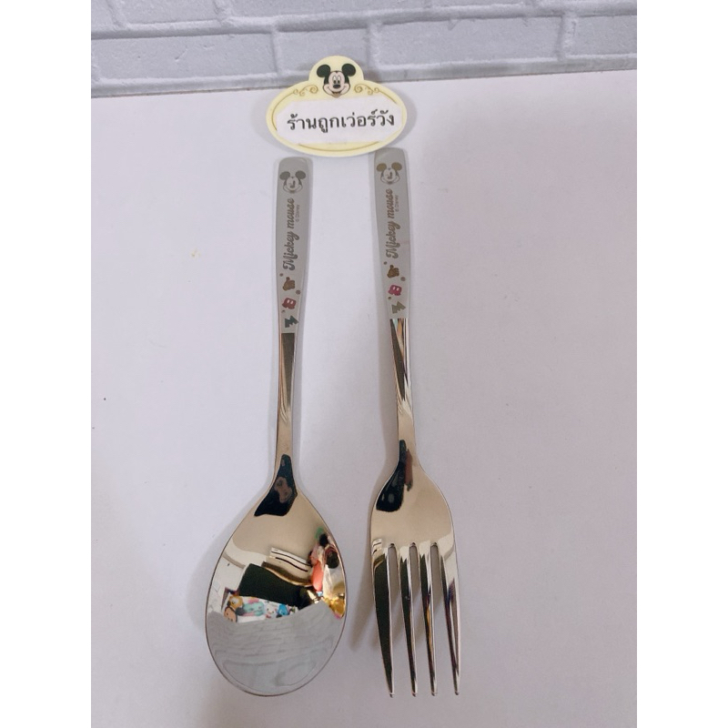 ช้อนส้อมสแตนเลสมิกกี้เมาส์ - รูปที่ 4