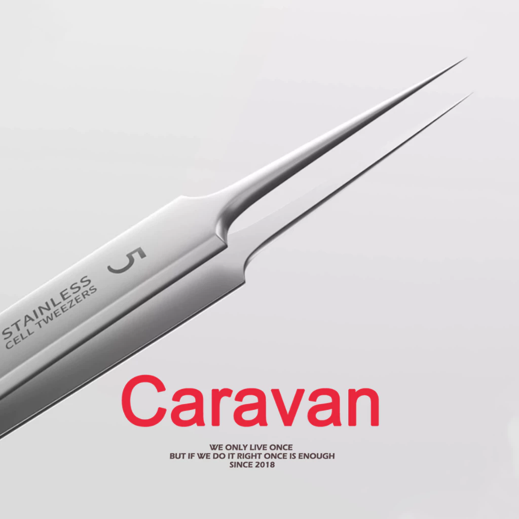 Caravan Crew Acne tweezers คีบหนีบสแตนเลส คีมหนีบอเนกประสงค์ ที่กดสิว เหล็กกดสิว เข็มสแตนเลส acne needle