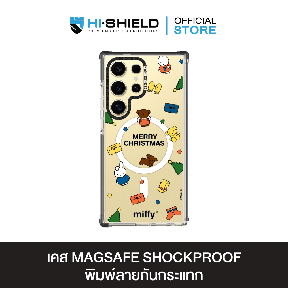 HI-SHIELD Magsafe Shockproof Case รุ่น Miffy015 [SAMSUNG S24Ultra,S25Ultra,S26Ultra] - เคสแม่เหล็กกันกระแทก