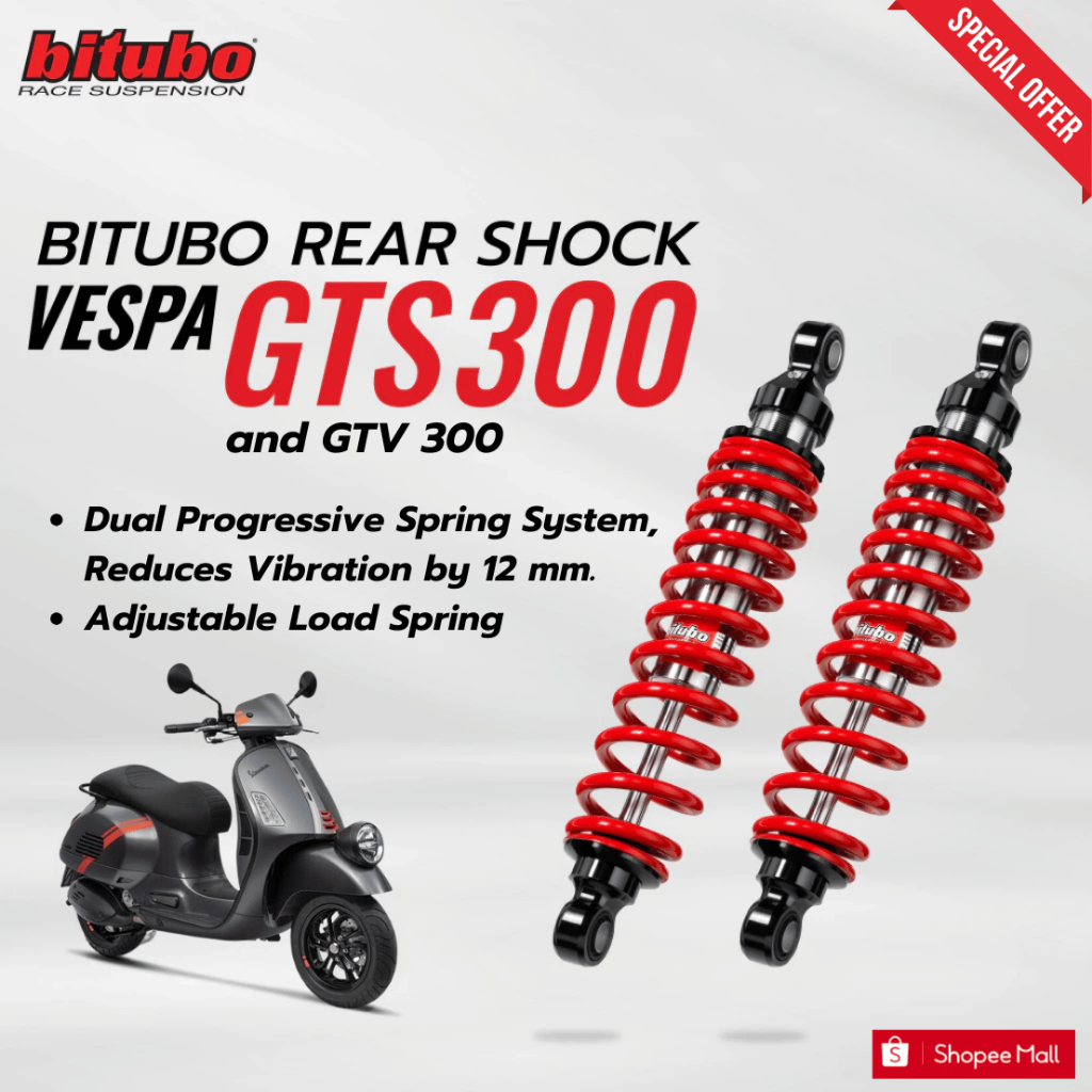 Bitubo โช๊คหน้า - หลัง Vespa GTS 150/300