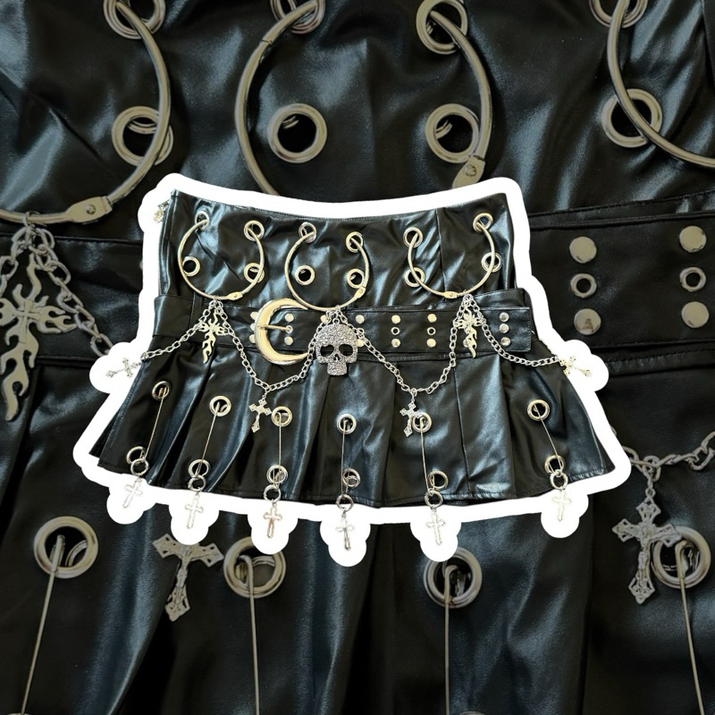 Gothic skirt punk custom