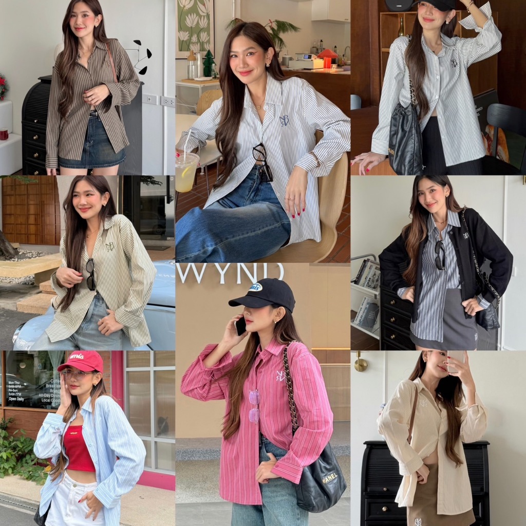 NICHARIS - เสื้อเชิ้ต รุ่น NR Basic Shirt