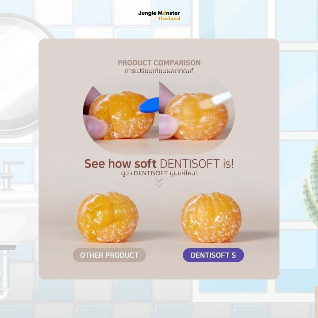 [Junglemonster] แปรงสีฟัน Size M ขนแปรงนุ่มพิเศษ สําหรับสัตว์เลี้ยง สุนัข และแมว Premium Dog and C - รูปที่ 5