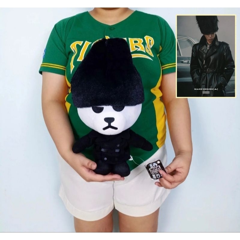 ตุ๊กตาหมี Krunk T.O.P bigbang Doll ครังค์ งานแท้ญี่ปุ่น ป้ายห้อย