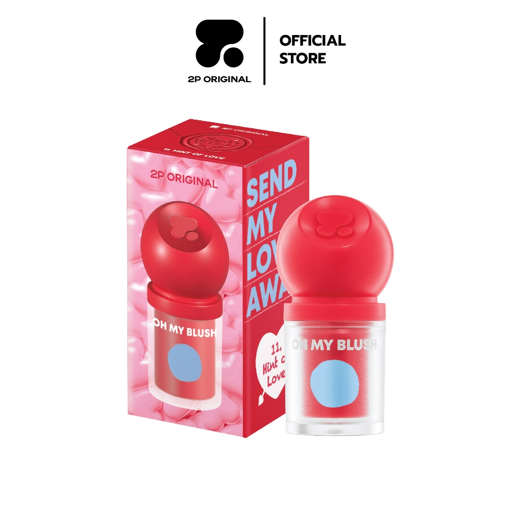 OH MY BLUSH DOT #บลัชหัวโต #ohmyblushdot (11 Colors) 3g.
