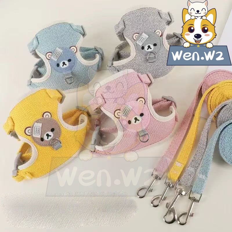 wen.W2 สายจูงสัตว์เลี้ยง กระต่าย สําหรับสัตว์เลี้ยง ขนาดเล็ก