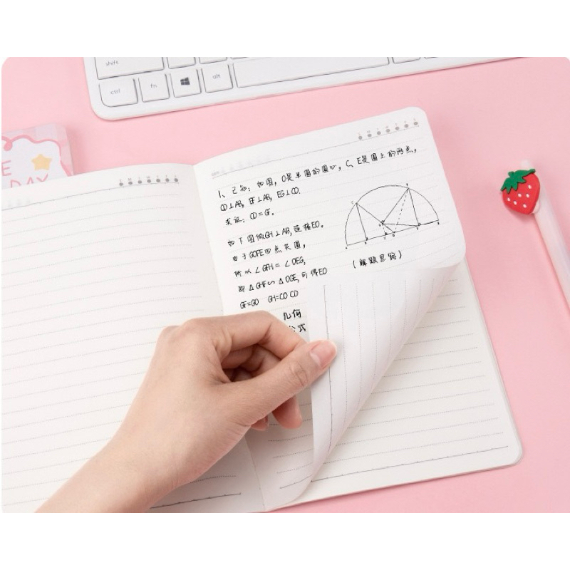 สมุดจดบันทึก มีเส้น (แบบคละ) A5 สมุดโน๊ต ไดอารี่ สมุดมีเส้น สมุดการ์ตูน เครื่องเขียน อุปกรณ์การเรียน เนื้อกระดาษดี - รูปที่ 6