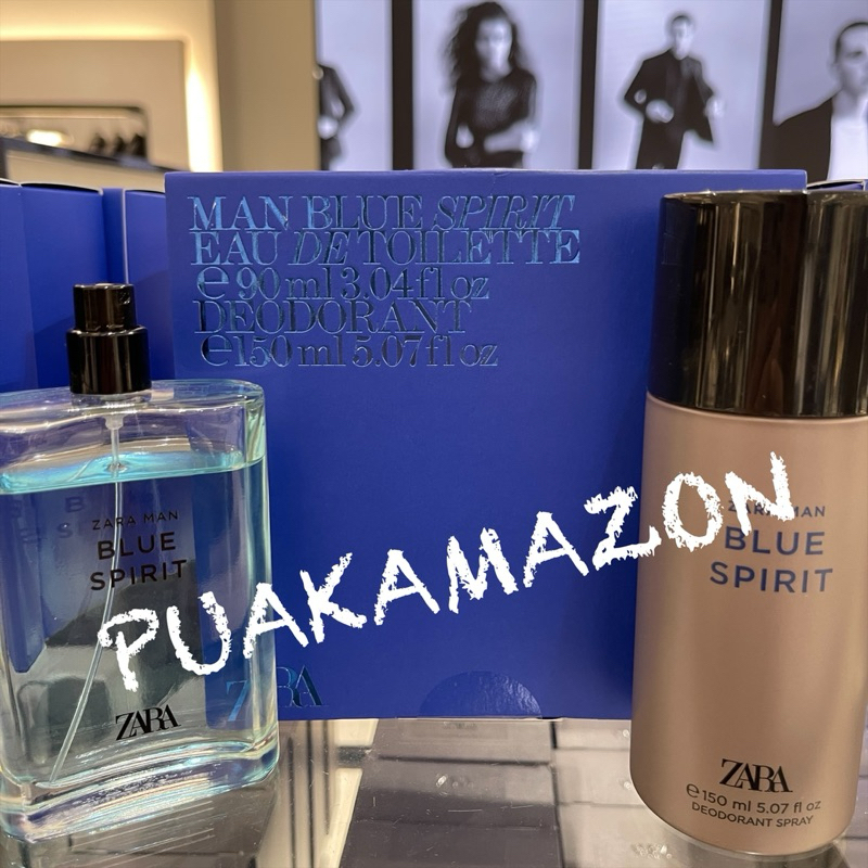 zara น้ำหอมซาร่า blue spirit silver seoul gold green savage แพคคู่ สเปย์ ผู้ชาย