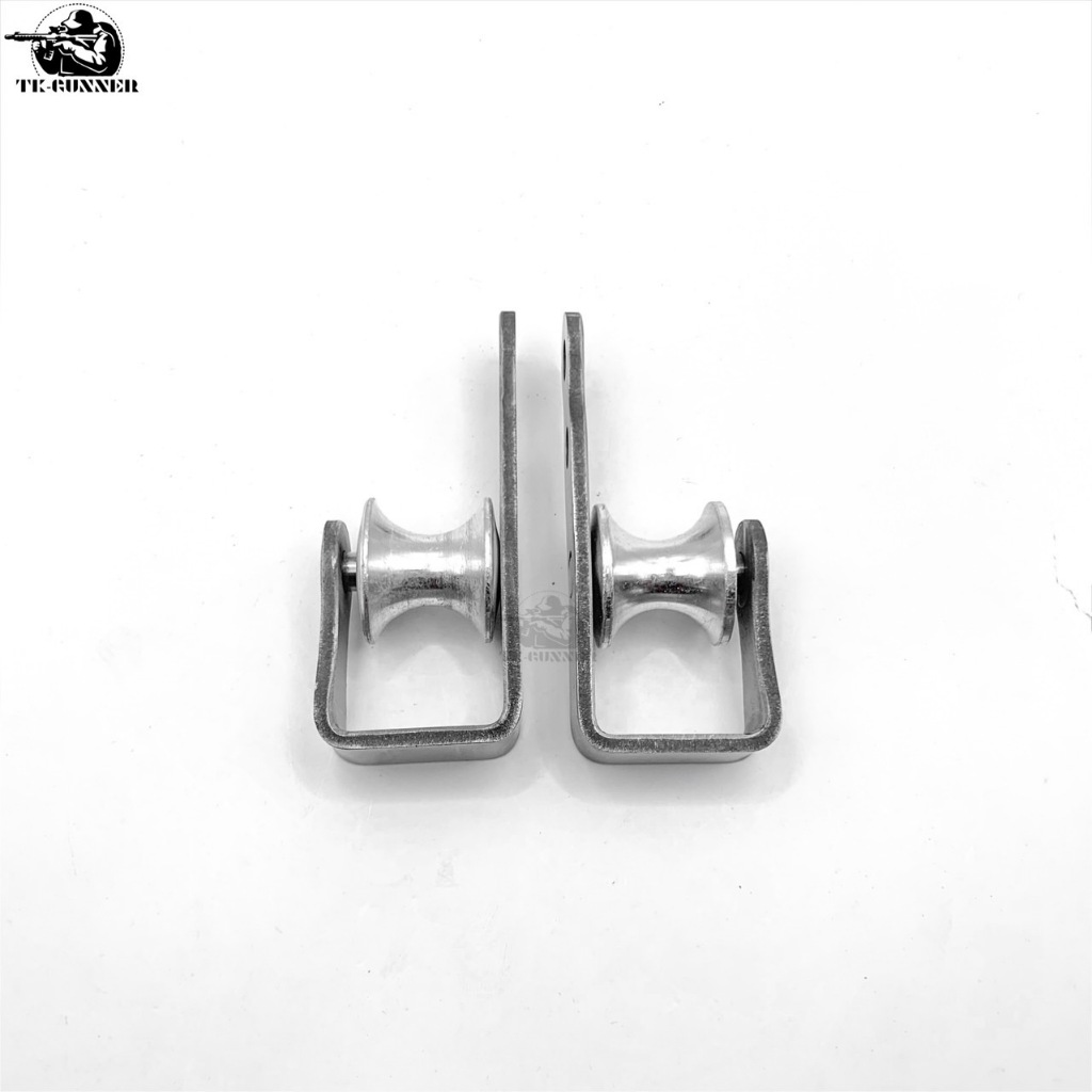 ธนากร โรลเลอร์ เกลี่ยสาย ครบชุด(1คู่) อุปกรณ์เสริมหาปลา อลูมิเนียม สแตนเลส