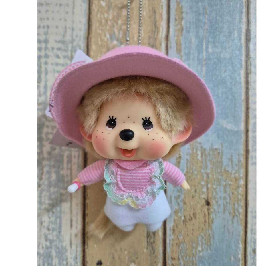 พร้อมส่ง​ MCC BH Pink Flower Girl K/C​ พวงกุญแจ​