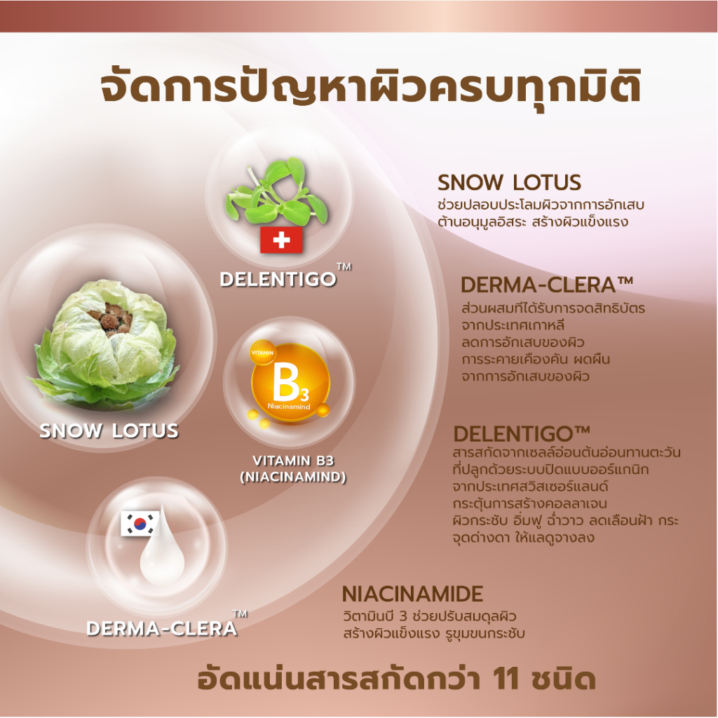 โปรขายดี!✨ มาดามหลุยส์ : ครีมบำรุงผิวหน้า Snow Lotus The Cream ขนาด 50กรัม (เลือกโปร*) - รูปที่ 3