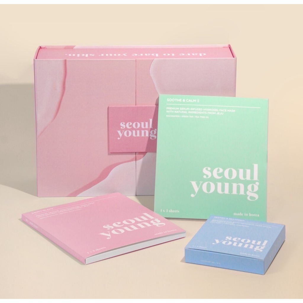 Giftset มาร์คหน้า เกาหลี Seoulyoung Dewly Glow บำรุงผิวระดับลึก เติมน้ำเติมวิตามินให้ผิว ให้ผิวฟู อิ