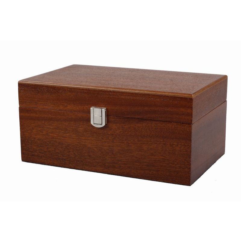 กล่องหมากรุกไม้มะฮอกกานี Mahogany Wood Chess Box