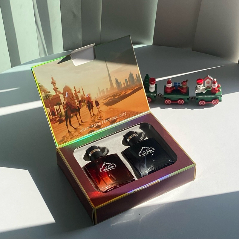 MACOLIN น้ำหอม ARAB RED MEN'S PERFUME SUIT 30ml*2 (setแดง) พร้อมส่ง