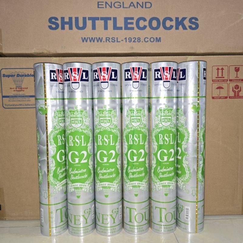 RSL Tourney G2 ขนห่าน แท้ Speed76 ลูกแบดมินตัน ลูกขนไก่