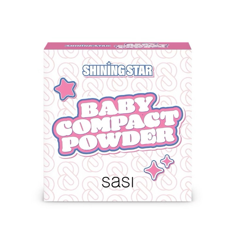 ถูกที่สุด Exp.08/2026 SASI Baby Compact Powder ศศิ แป้งเด็กอัดแข็ง ผิวนวลเนียนแลดูเป็นธรรมชาติ