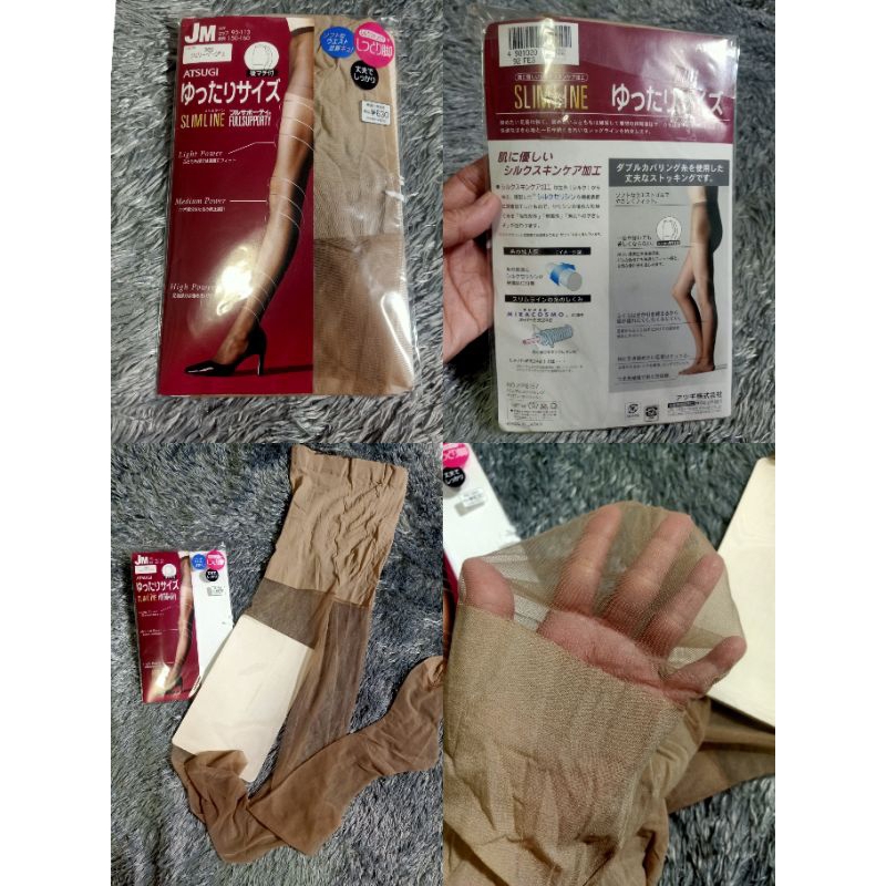 #ถุงน่อง #ATSUGI #MADE IN JAPAN สีเนื้อ มือ 1