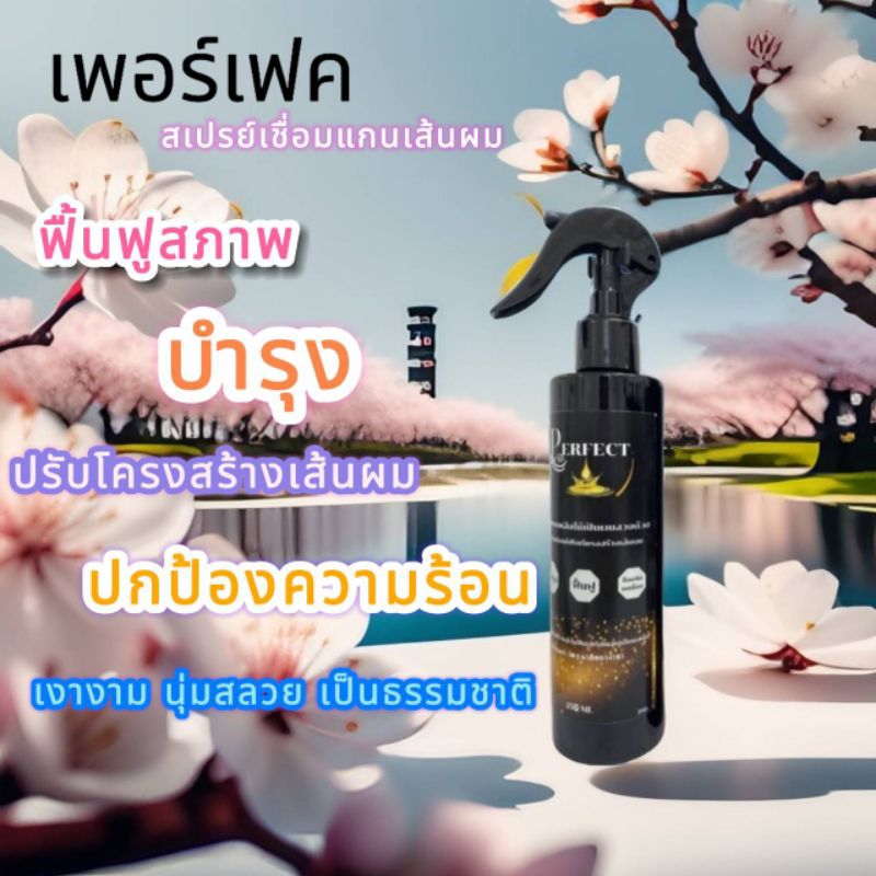สเปรย์เชื่อมแกนผม Perfect ผมเสีย ทำเคมี ผมซ๊อต ขนาด 250 มล.