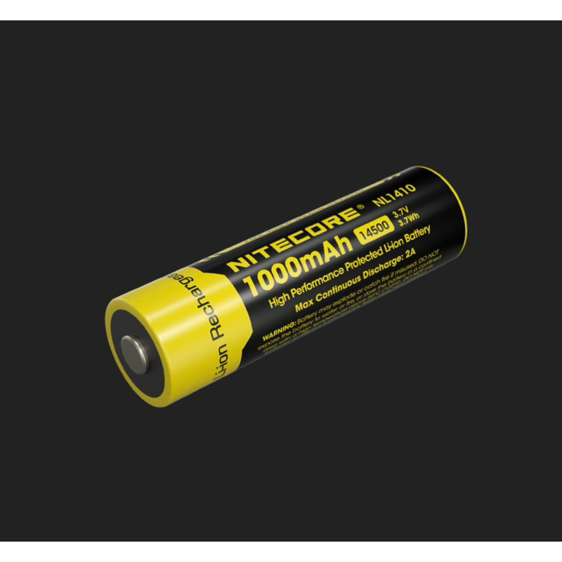 ถ่านชาร์จ Nitecore NL1410 14500 1100mAh 3.7V 1ก้อน