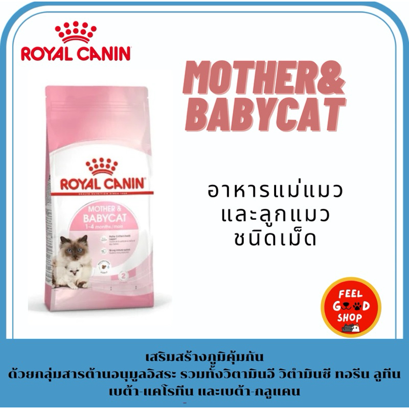 Royal canin Babycat (1.2kg) ลูกแมว ช่วงหย่านม- 4 เดือน เสริมสร้างภูมิคุ้มกัน กลุ่มสารต้านอนุมูลอิสระ