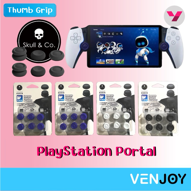 Skull & Co ของแท้ ฝาครอบอนาล็อกจอย / Thumb Grip Set for PlayStation Portal