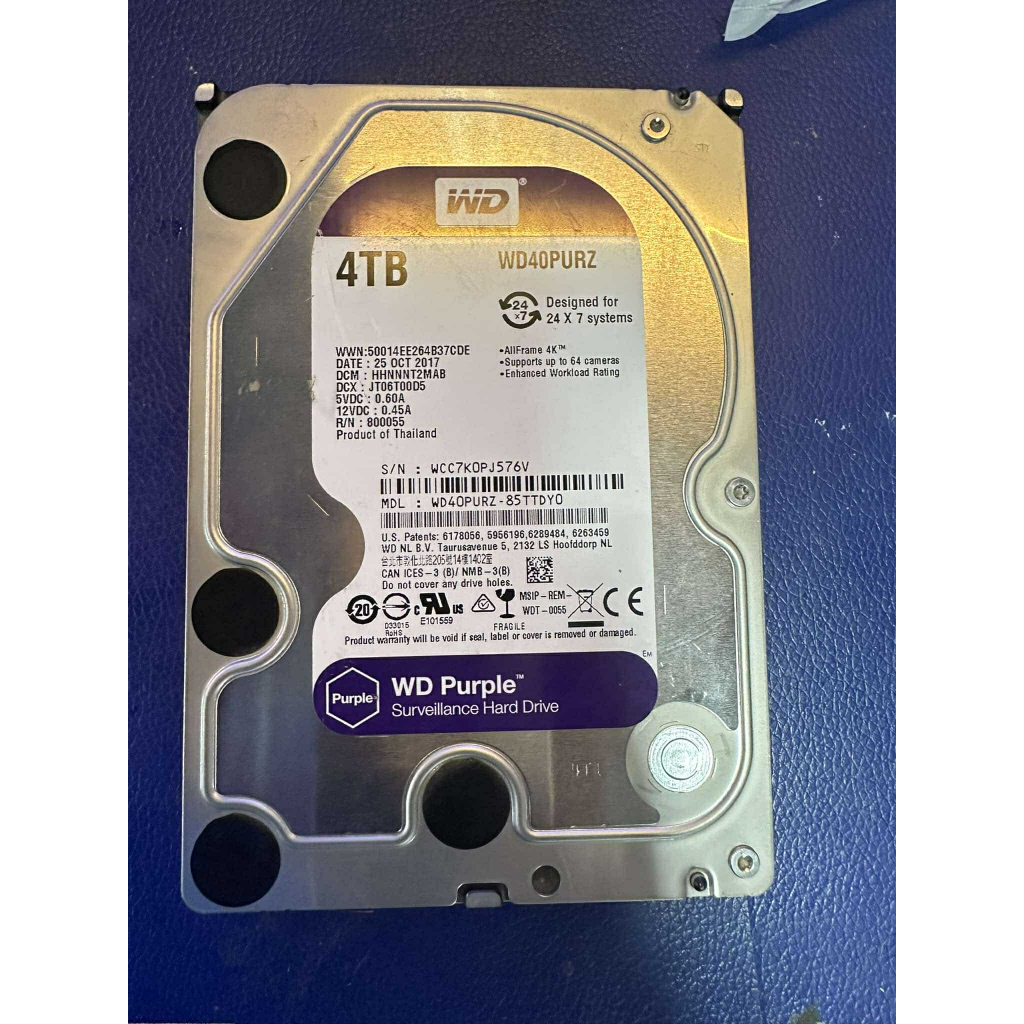 HDD PC/CCTV (ฮาร์ดดิส 3.5) 2TB/4TB/8TB/10TB คละยี่ห้อ ไช้ได้กับกล้องวงจรปิดหรือคอม มือสองสภาพดี