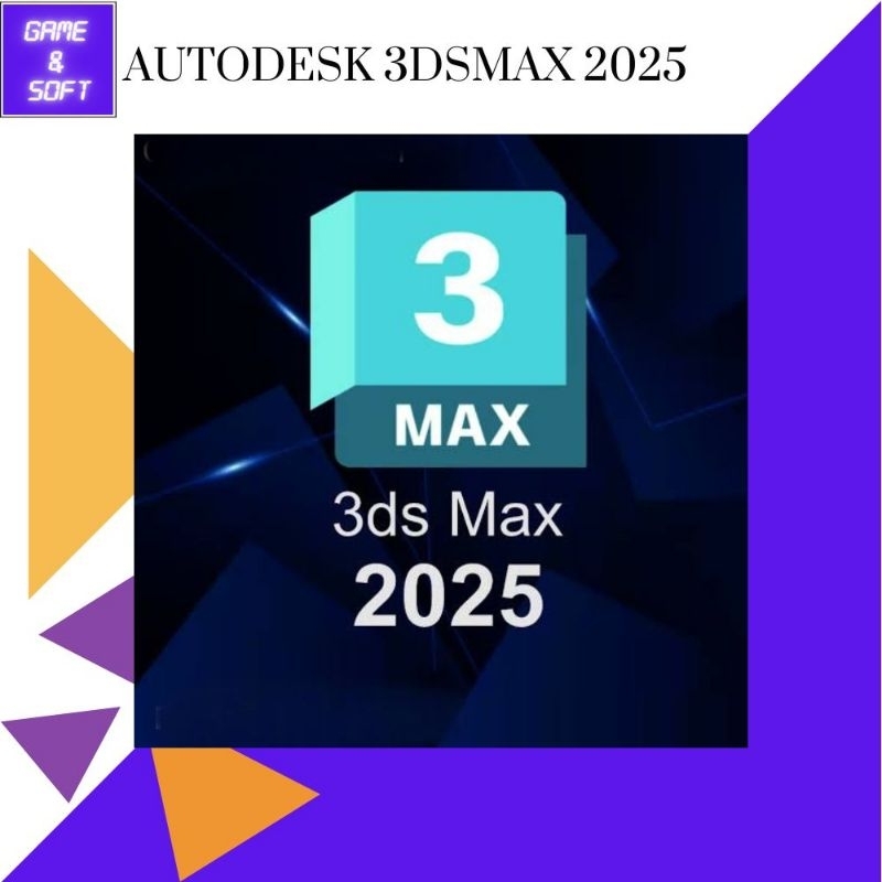 💻3DS MAX 2025 (Full)  โปรแกรมออกแบบปั้นโมเดล 3D 💻