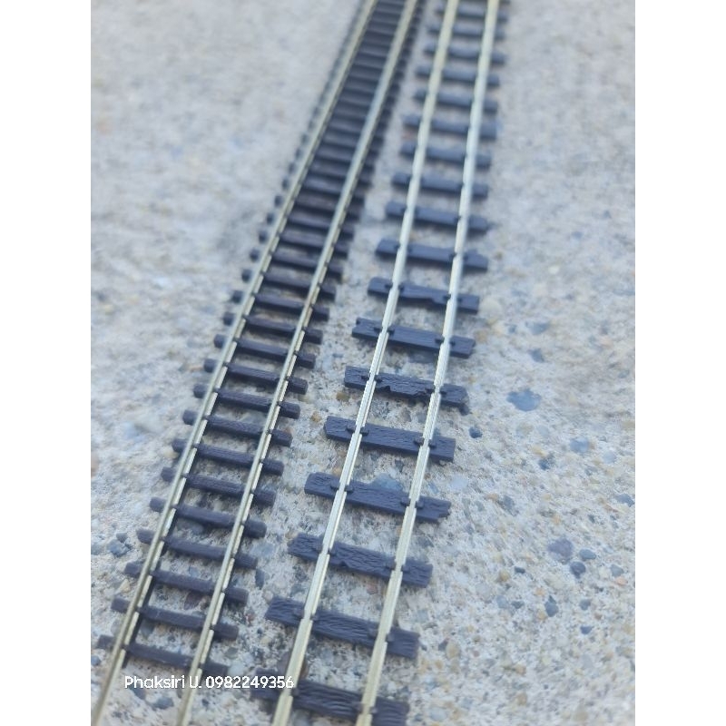 รางรถไฟจำลอง รางรถไฟแบบยืดหยุ่นดัดได้  สำหรับ HOe Scale ,N Scale