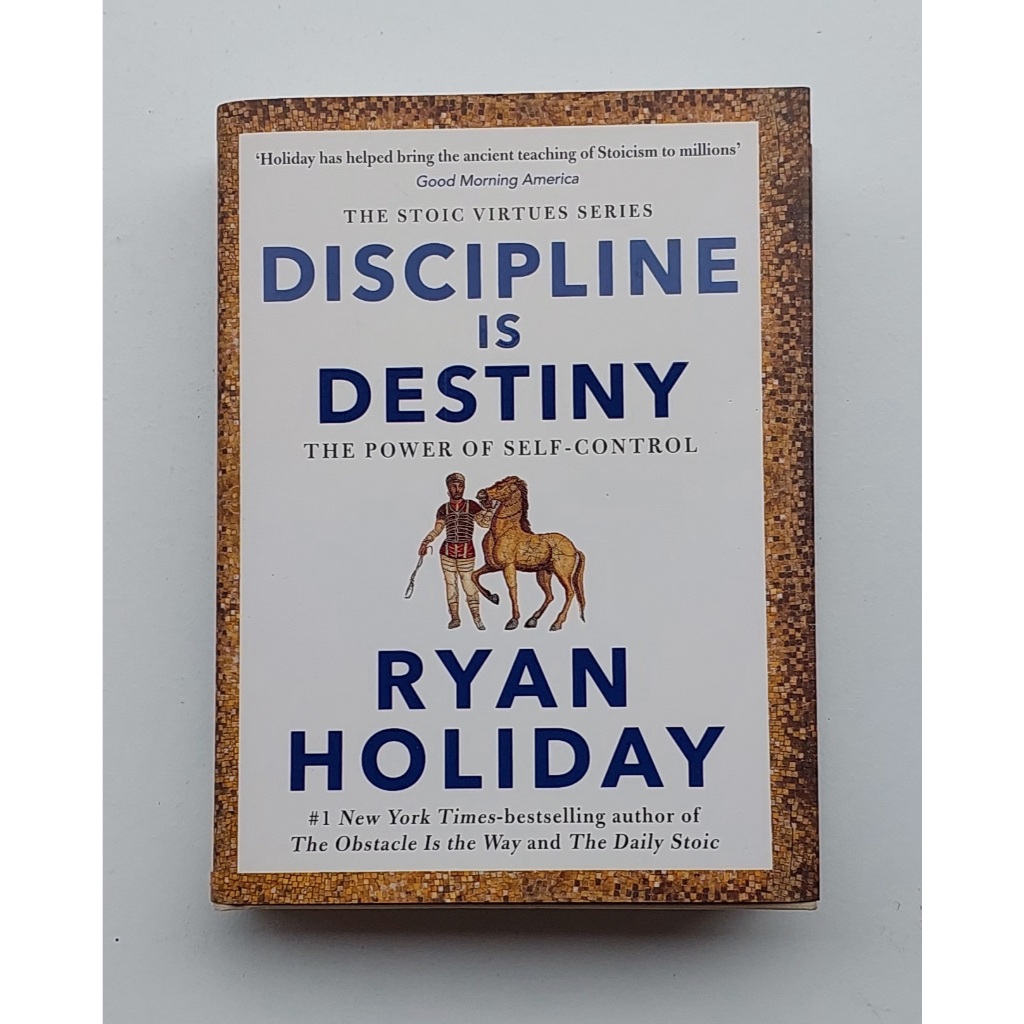 หนังสือ พลังแห่งการควบคุมตนเอง ภาษาอังกฤษ DISCIPLINE IS DESTINY THE POWER OF SELF-CONTROL 312Page