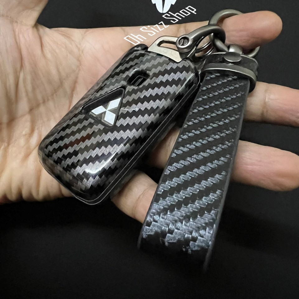 เคสรีโมท Mitsubishi Pajero RS  Xpander 2024  สามารถถอดกุญแจรีโมทได้ Kevlar ABS /  Silicone Push button Guard)   Model Mi