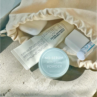 หมดอายุ 8/2026 Innisfree No Sebum Mineral Powder 5g แป้งฝุ่น…