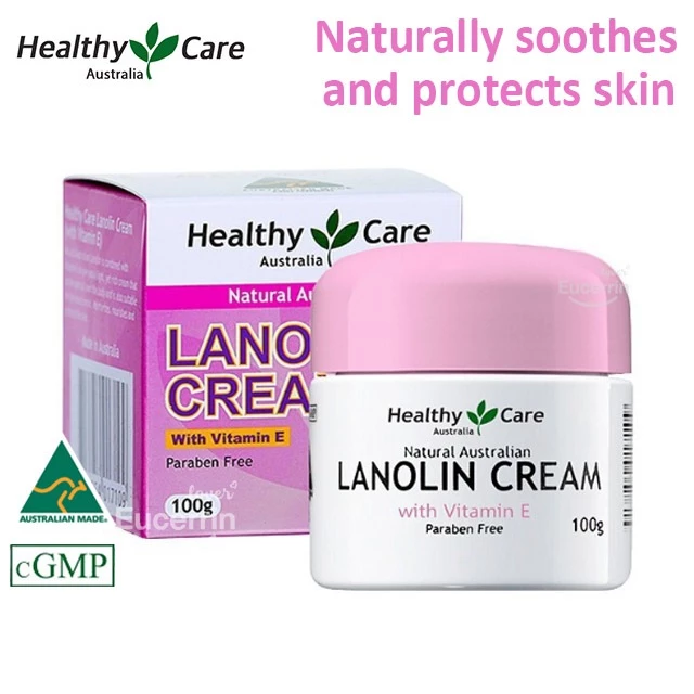 Healthy Care Lanolin Cream with Vitamin E 100 g. ครีมรกแกะ