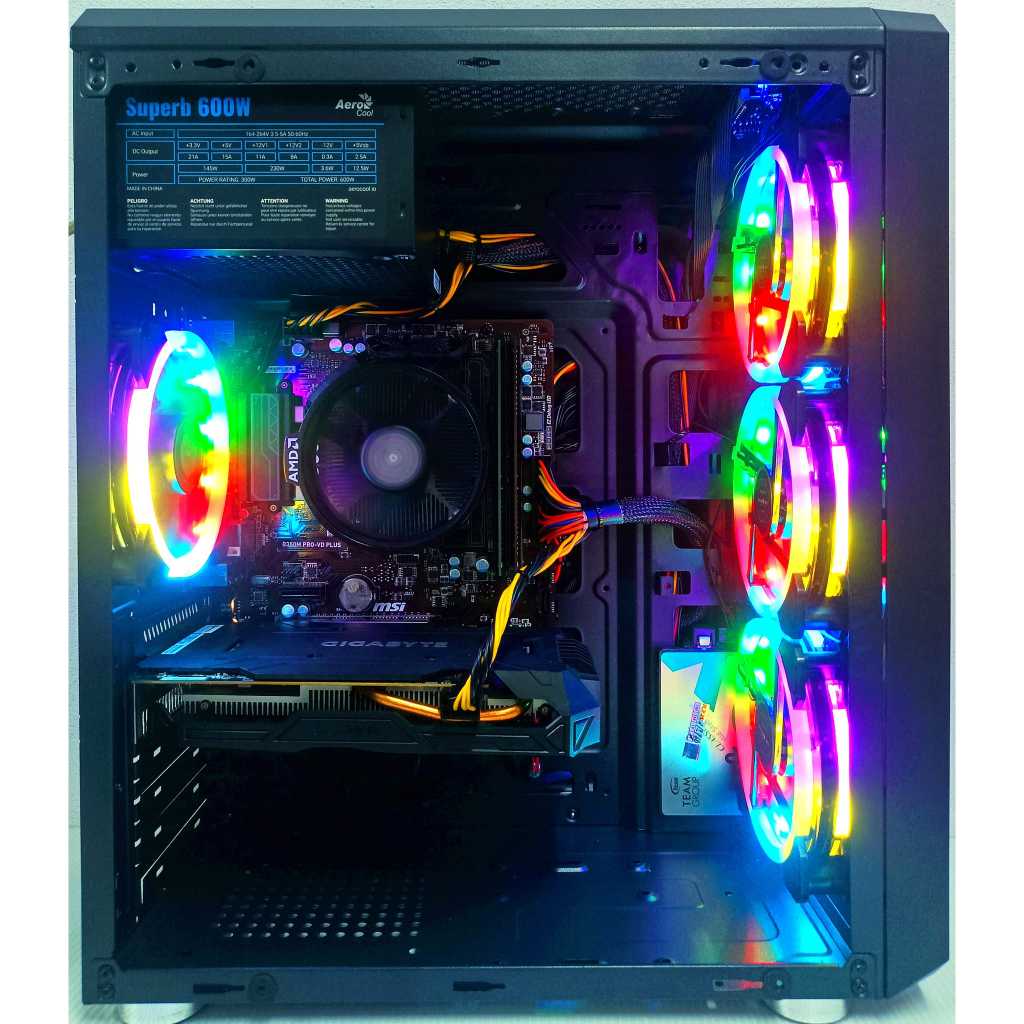 #คอมพิวเตอร์PCพร้อมใช้ #SET_RYZEN_R5_2600X #GTX_1060 #RAM_16G #SSD_512G