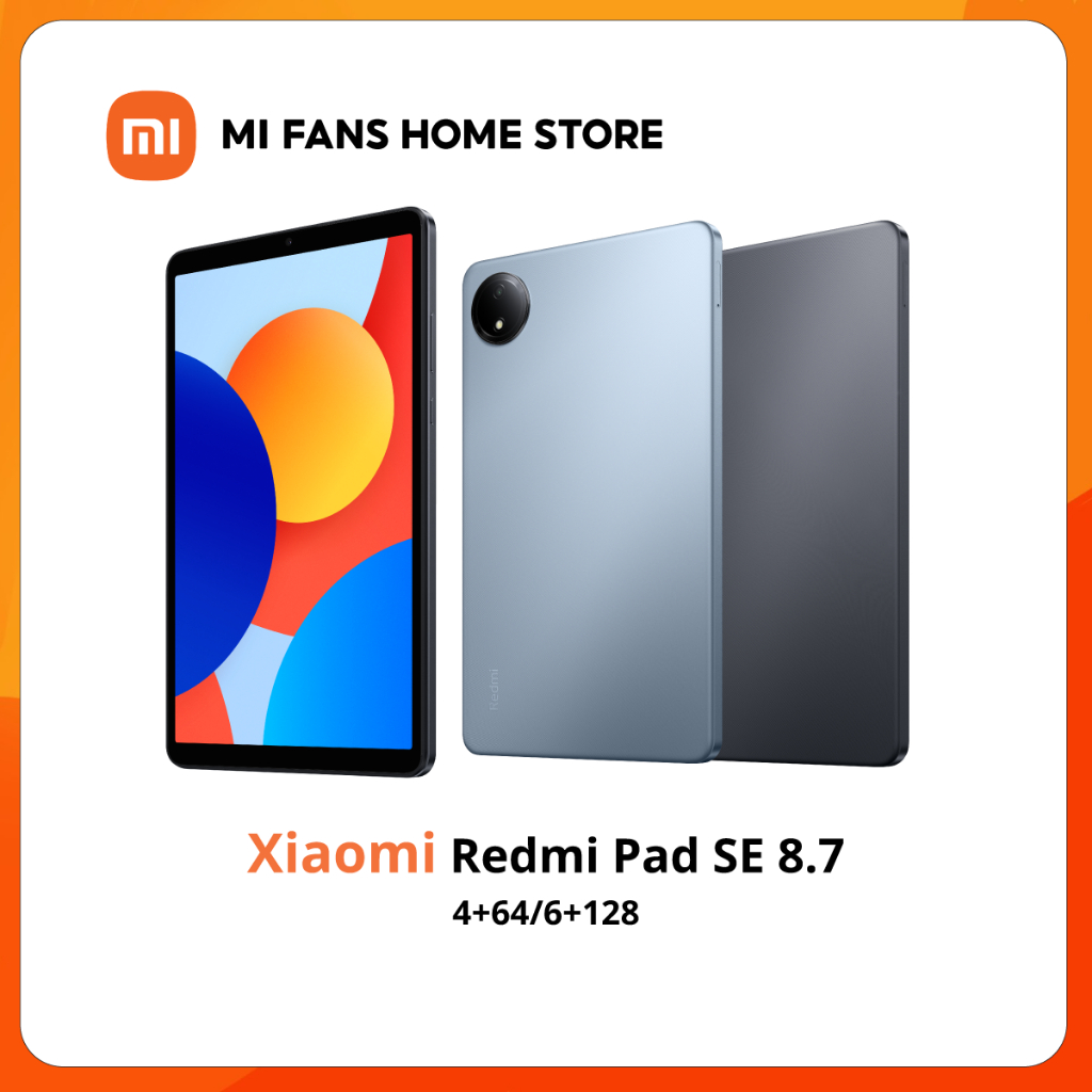 (รับประกันศูนย์ไทย 1 ปี) Redmi Pad SE 8.7 หน้าจอถนอมสายตา 8.7 นิ้ว* พกพาสะดวก อัตรารีเฟรชที่ราบรื่น 90Hz แบตเตอรี่ใหญ่ 6