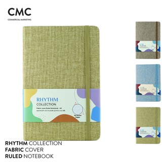 CMC สมุดจดบันทึก ปกผ้า แบบมีเส้น RHYTHM Ruled Fabric Hard co…