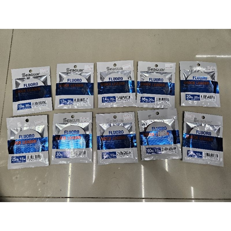 สายช็อคลีด สายฟลูโอ Seaguar Fluro Shock Leader  แท้ 100 %  ราคา สุดคุ้ม นำเข้าโดย KTN Tackle