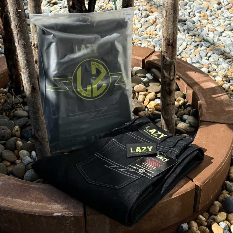กางเกงยีนส์ Lazy 16oz ดีเทลใหม่ล่าสุดแถมป้ายเลซี่
